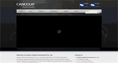 Desktop Screenshot of candourmedical.com