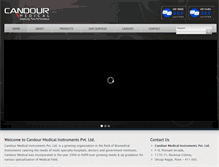 Tablet Screenshot of candourmedical.com